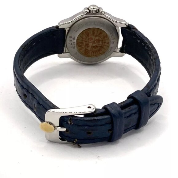Auth TRUSSARDI TR-7028 8871 Navy Women\'s Wrist Watch main image 4